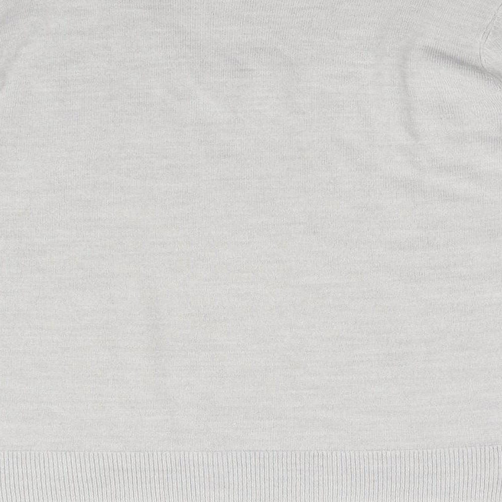 M&S Mens Grey  Knit Pullover Jumper