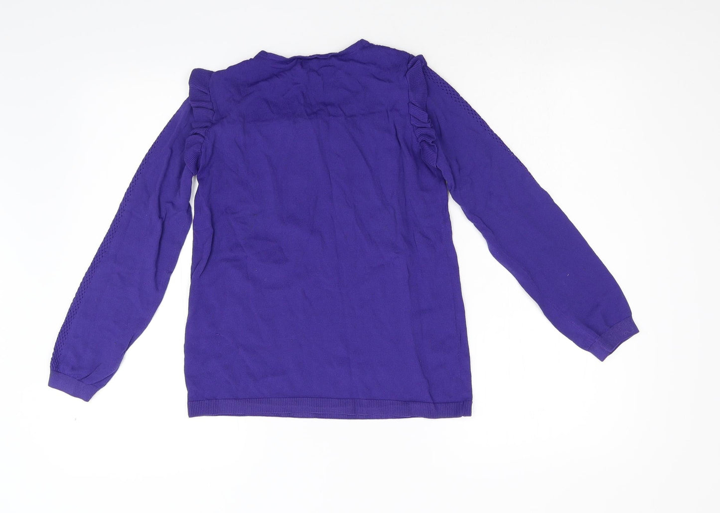 Red Herring Womens Purple  Knit Pullover Jumper Size 8