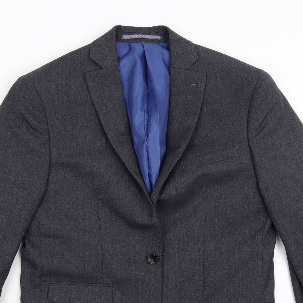 M&S Mens Grey    Suit Jacket Size 36