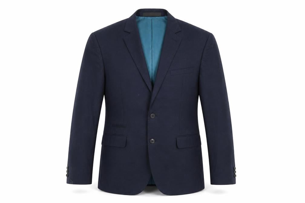 M&S Mens Blue   Jacket Suit Jacket Size 42