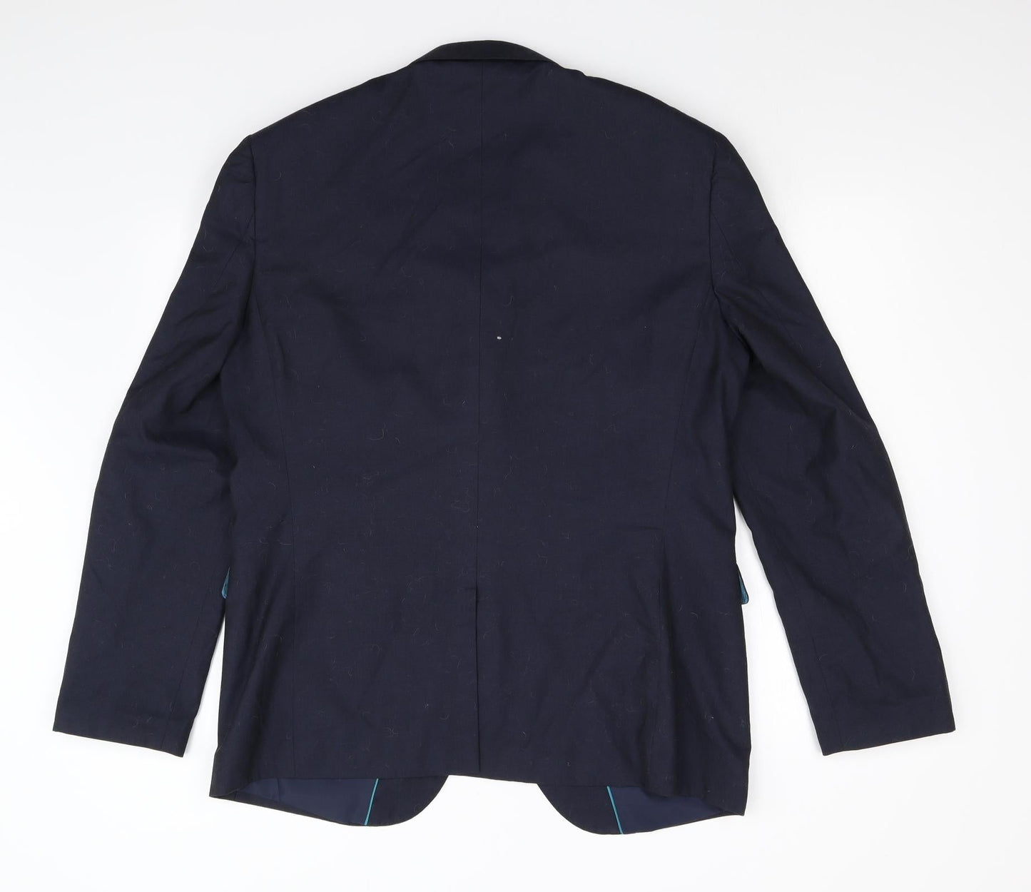 M&S Mens Blue   Jacket Suit Jacket Size 42
