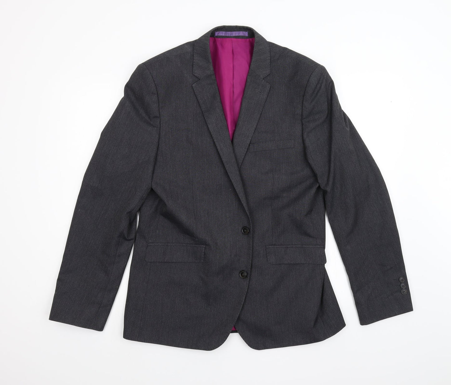 M&S Mens Grey   Jacket Suit Jacket Size 42