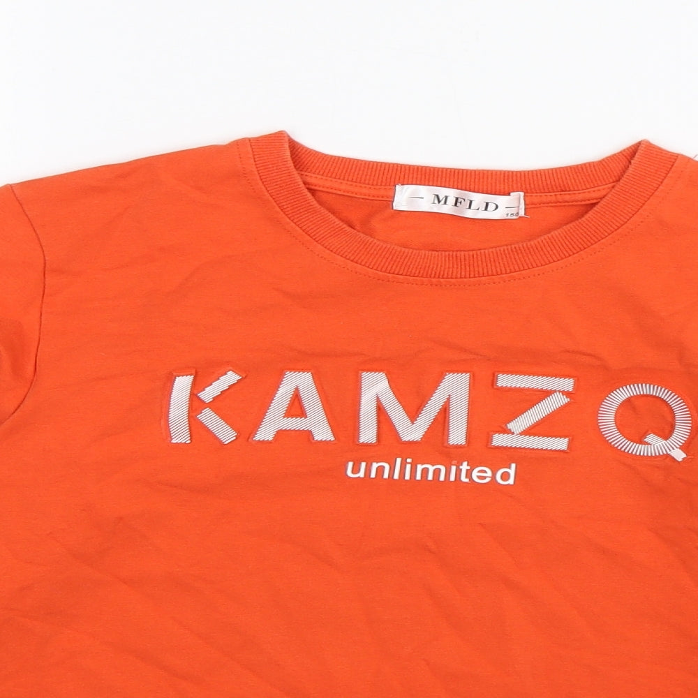 MFLD Girls Orange   Pullover Jumper Size 12 Years  - Kamzo unlimited size 150
