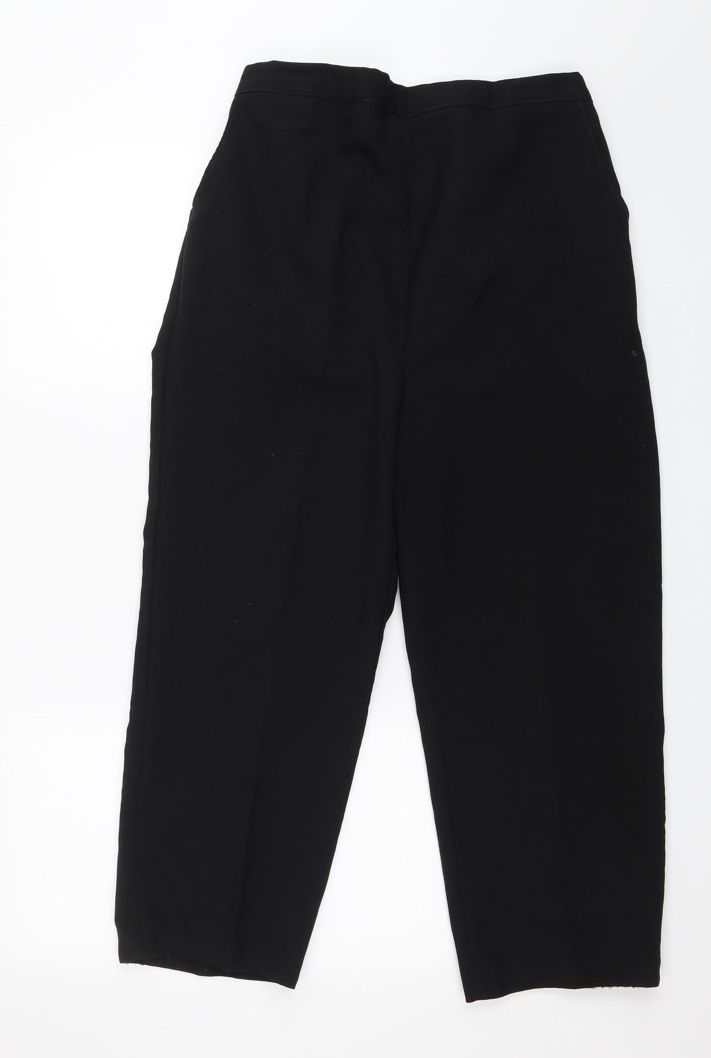 Preworn Womens Black   Capri Trousers Size 18 L23 in