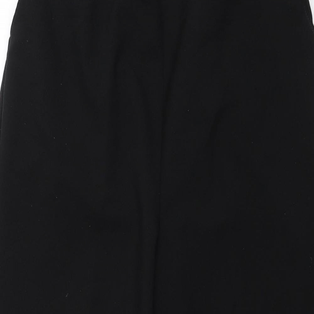 Preworn Womens Black   Capri Trousers Size 18 L23 in