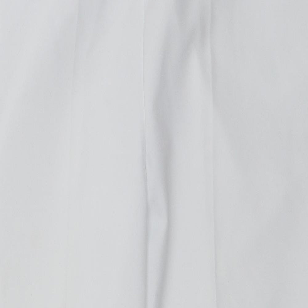 Emma Collection Womens White   Capri Trousers Size 18 L23 in