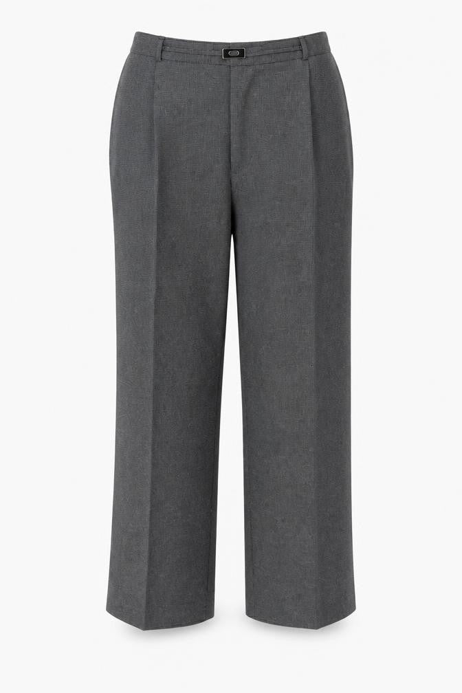 Bonmarché Womens Grey Capri Trousers Size 12 L26 in