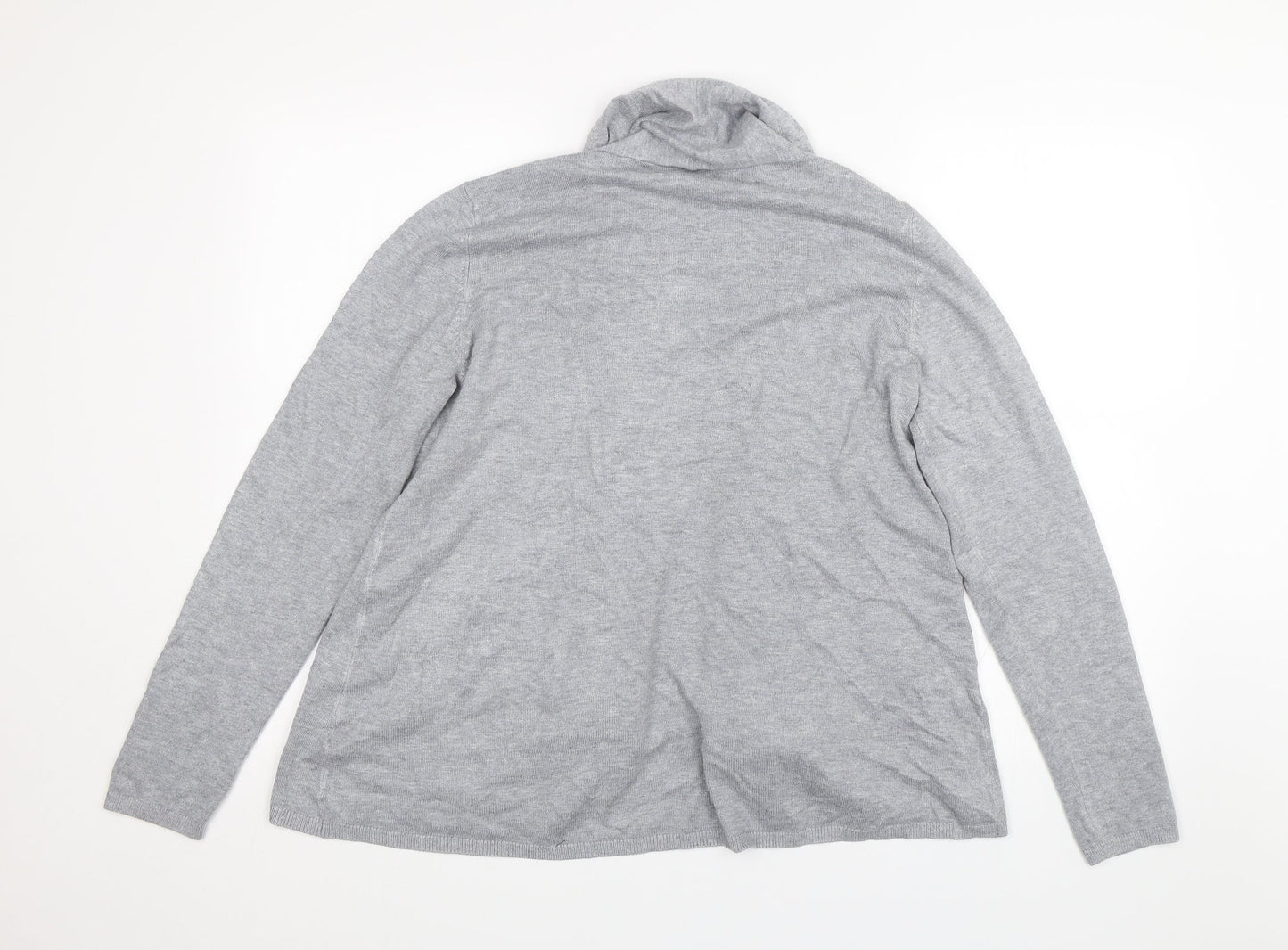 Matalan Womens Grey   Cardigan Jumper Size 16