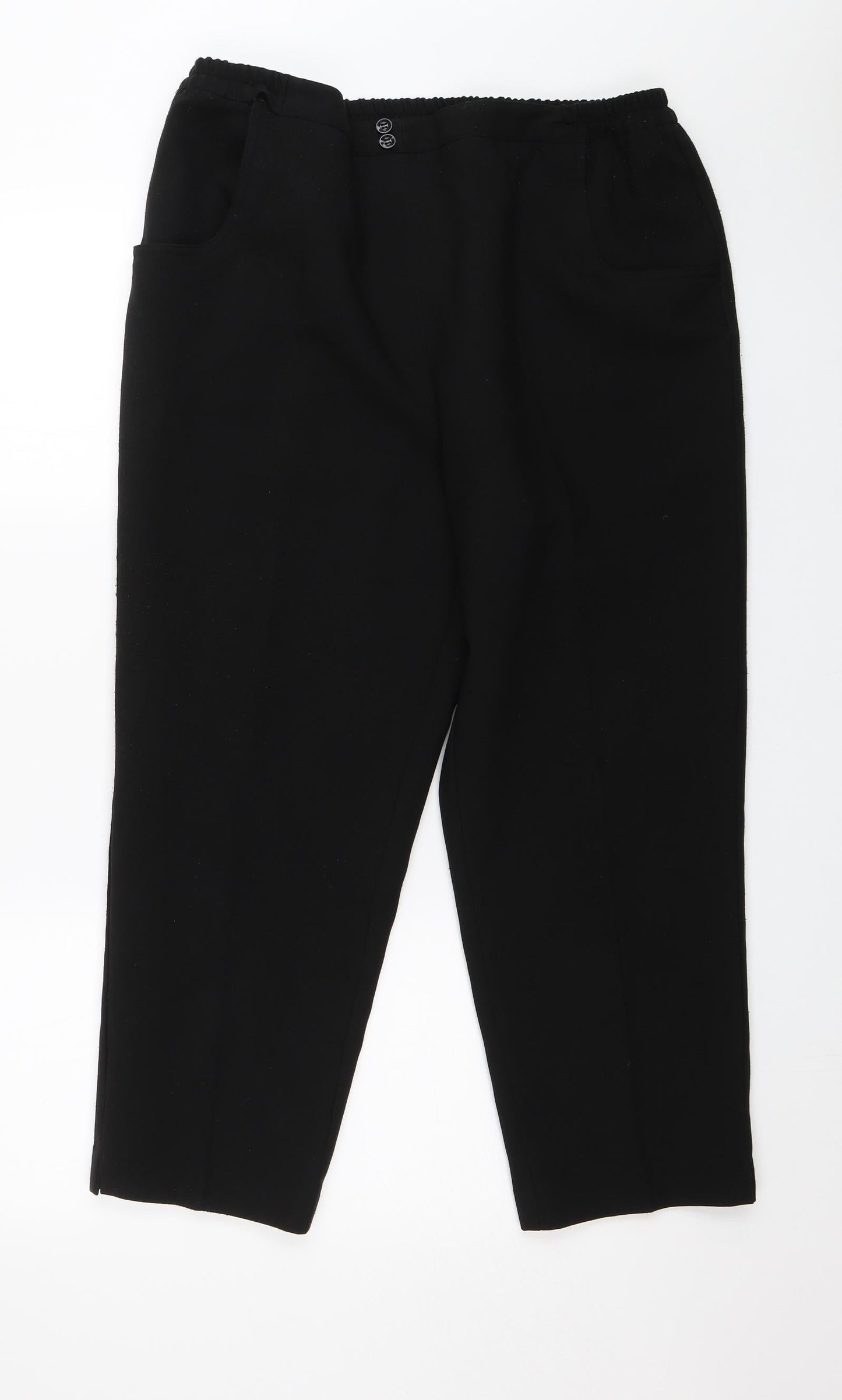 Special Collection Womens Black   Capri Trousers Size 18 L24 in