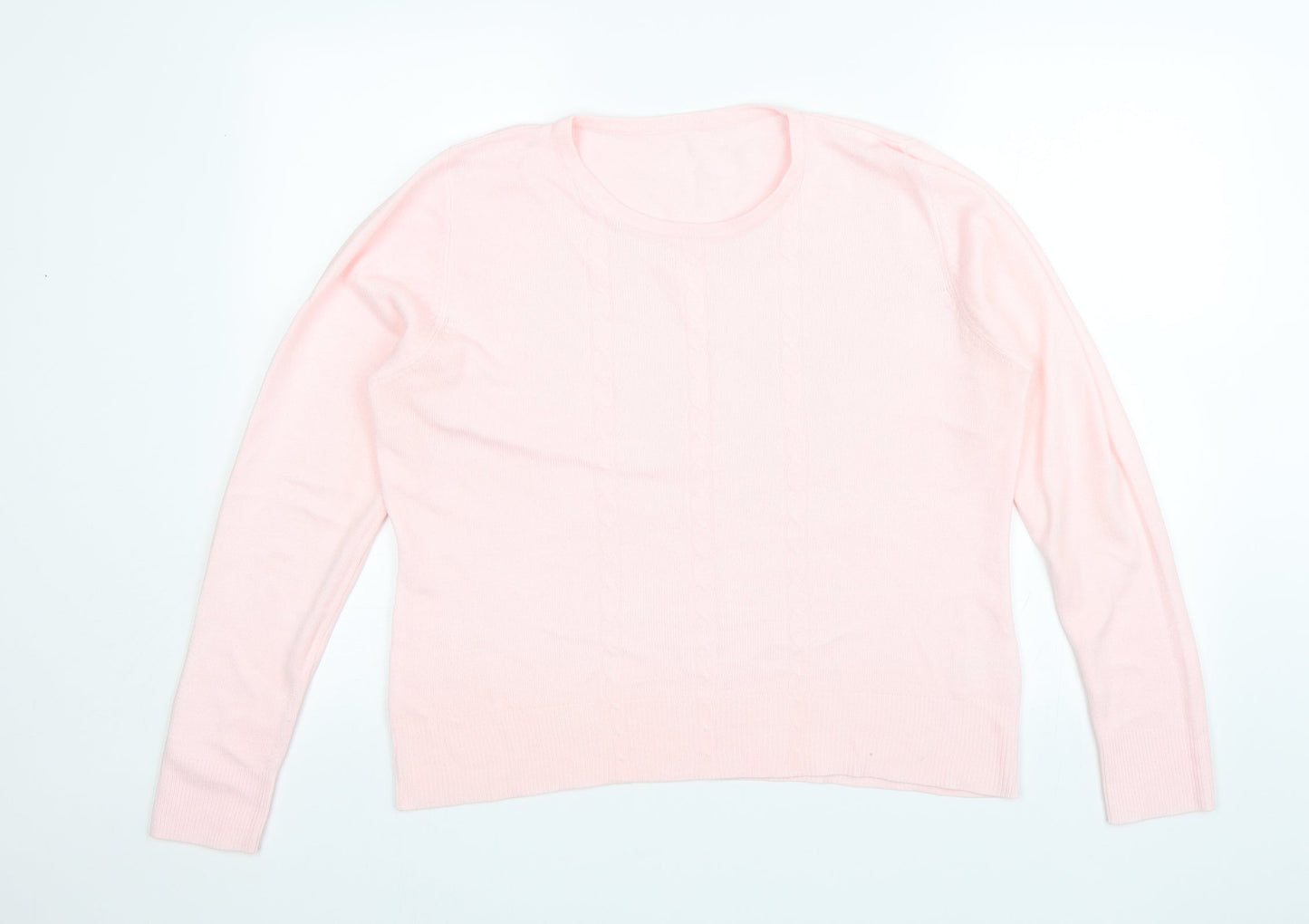 Preworn Womens Pink   Pullover Jumper Size XL