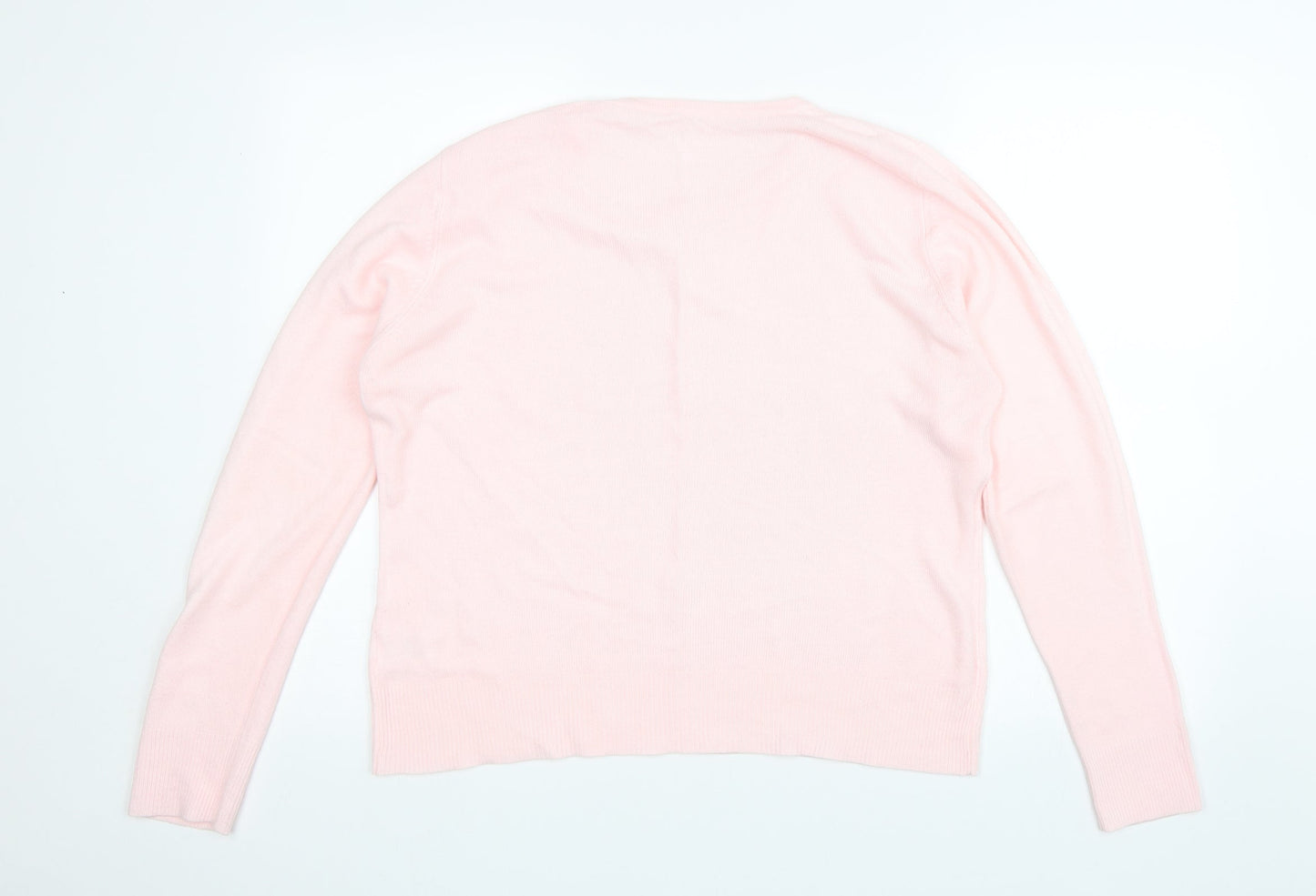 Preworn Womens Pink   Pullover Jumper Size XL