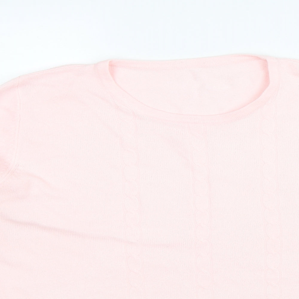 Preworn Womens Pink   Pullover Jumper Size XL