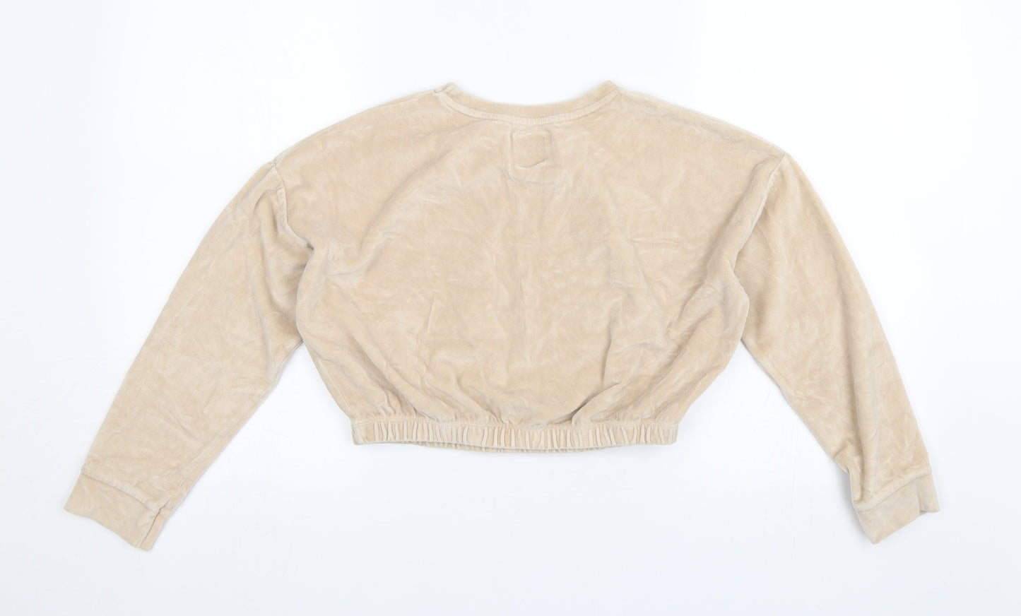 George Girls Beige   Pullover Jumper Size 10-11 Years  - Merry Everything Happy Always