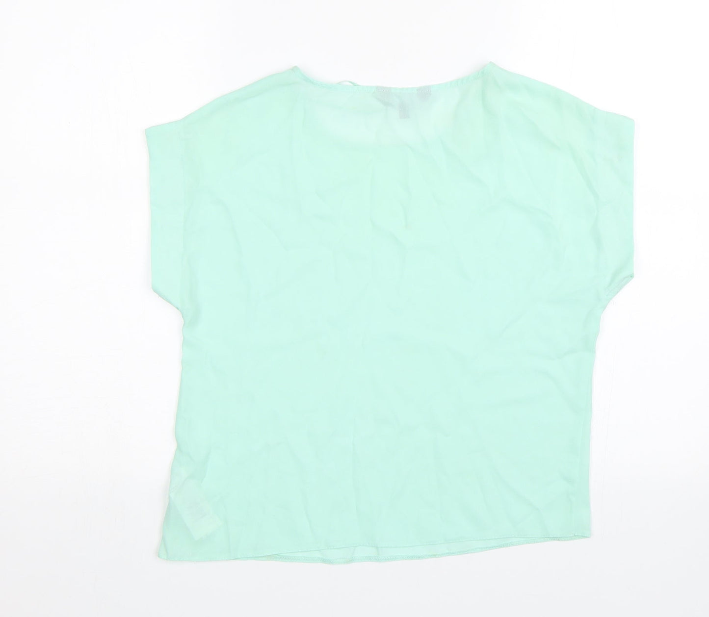New Look Womens Green   Basic Blouse Size 8