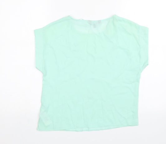 New Look Womens Green   Basic Blouse Size 8