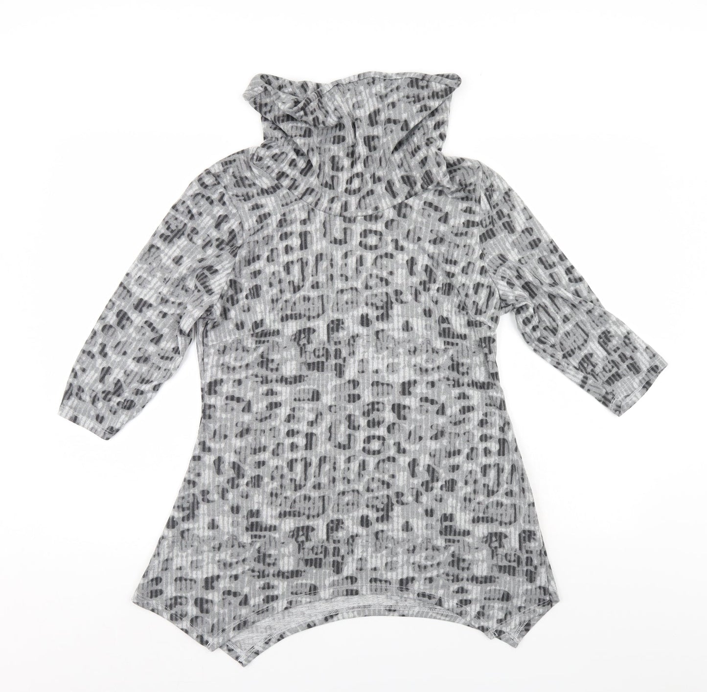 TIGI Womens Grey   Tunic Jumper Size 10