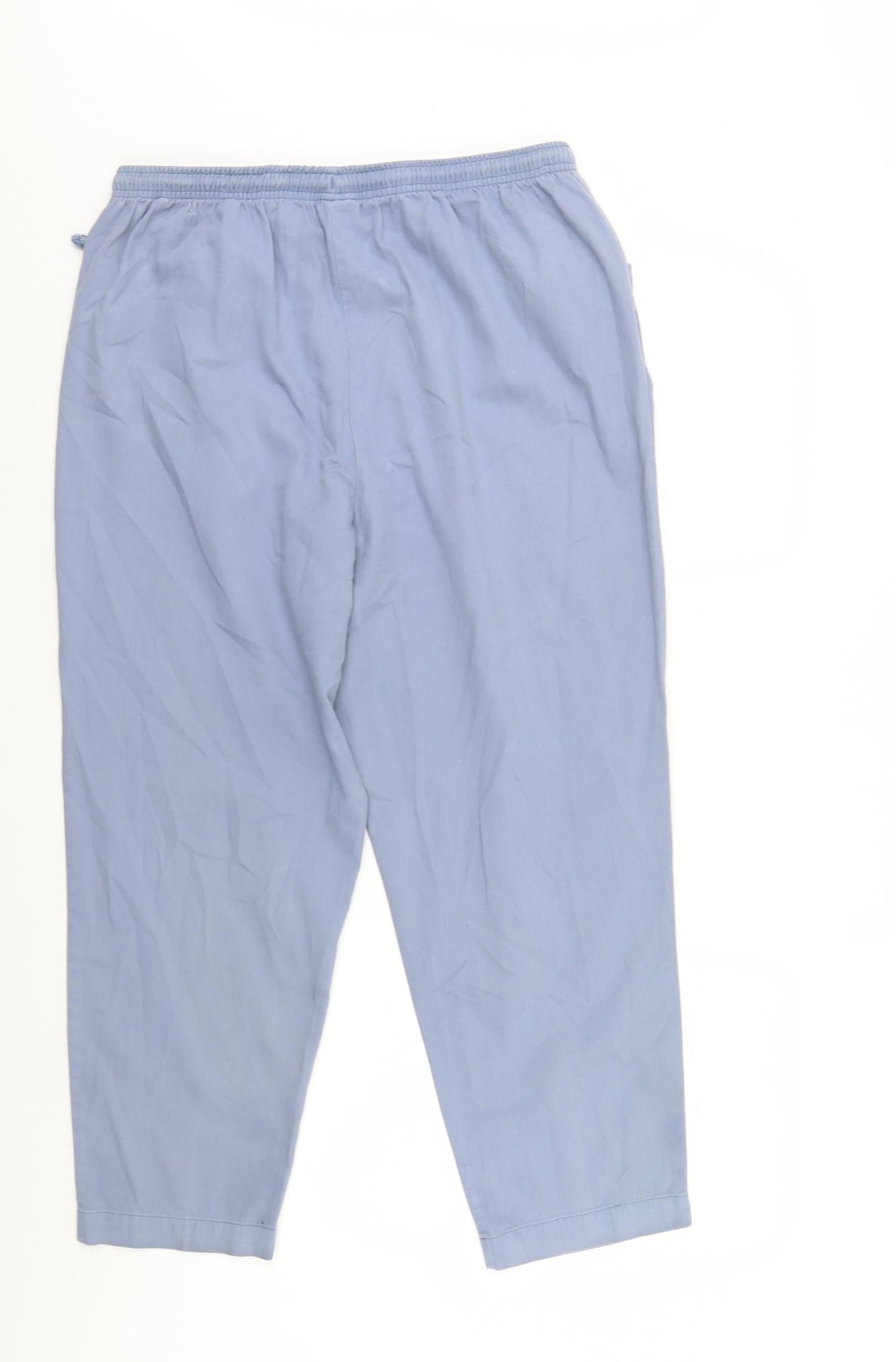 Amber Womens Blue   Trousers  Size 16 L26 in