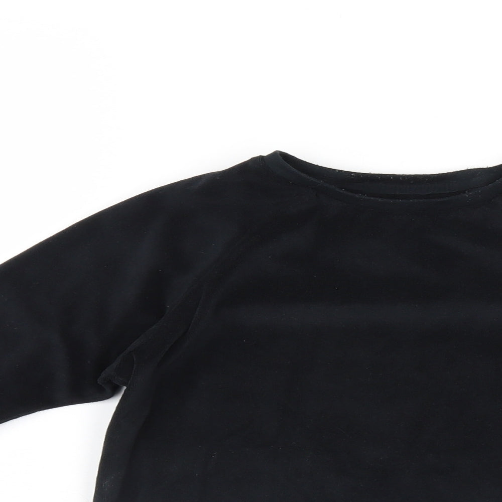 Primark Girls Black   Pullover Sweatshirt Size 8-9 Years