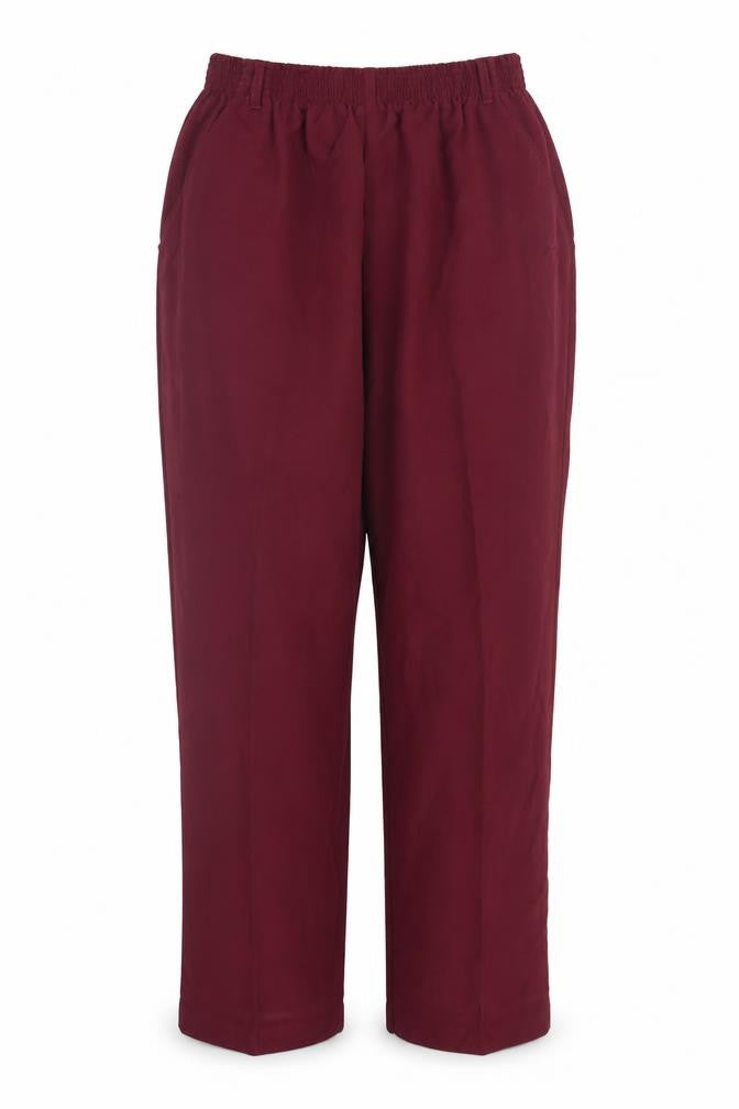 Carriage court Womens Purple   Trousers  Size 14 L27 in - Elastic Waist