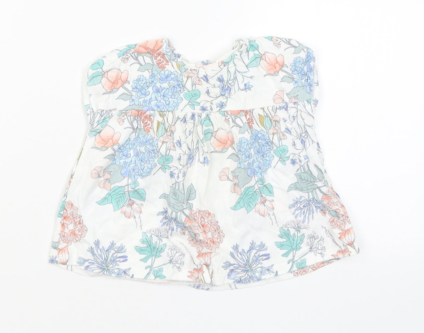 NEXT Girls White Floral  A-Line  Size 3-6 Months