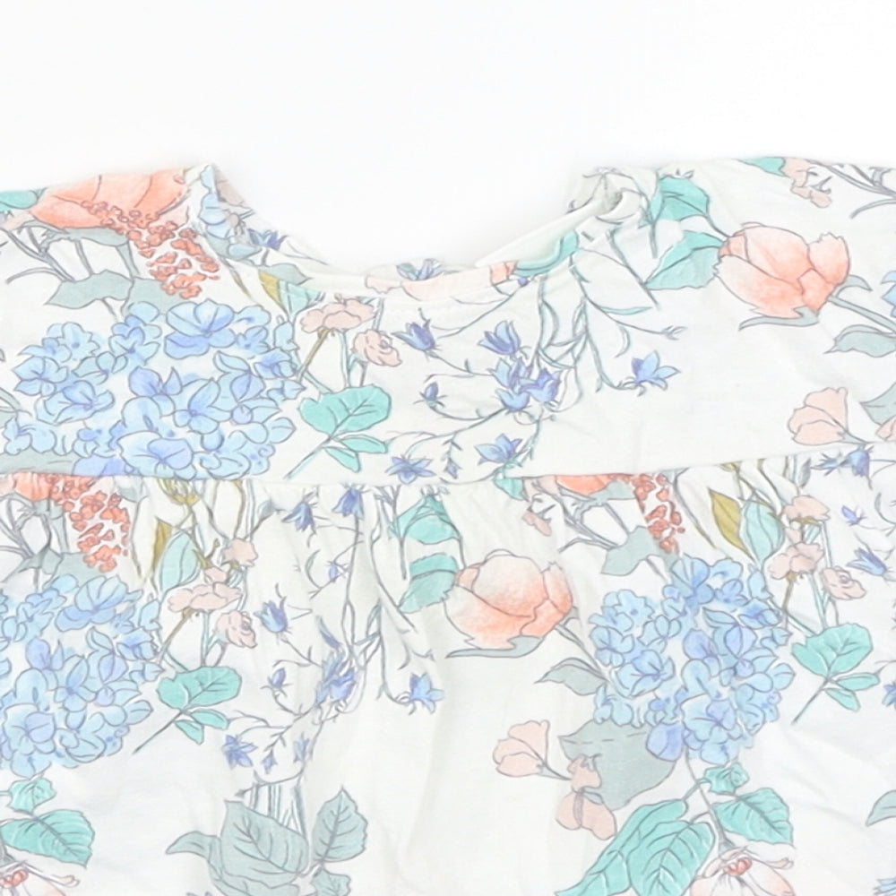 NEXT Girls White Floral  A-Line  Size 3-6 Months