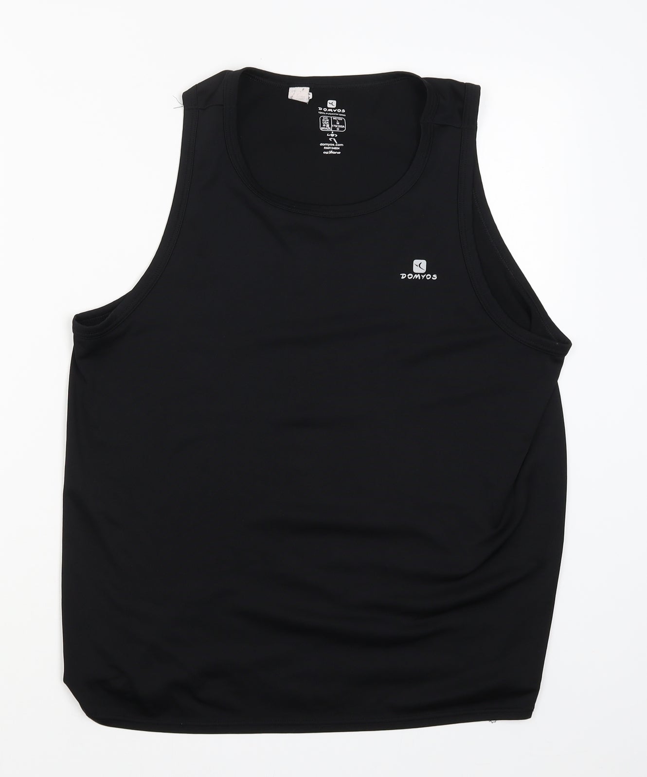 DOMYOS Womens Black   Basic T-Shirt Size L