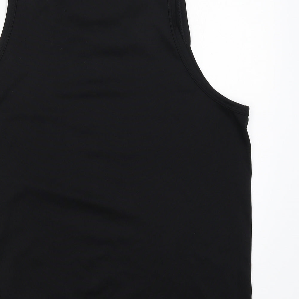 DOMYOS Womens Black   Basic T-Shirt Size L