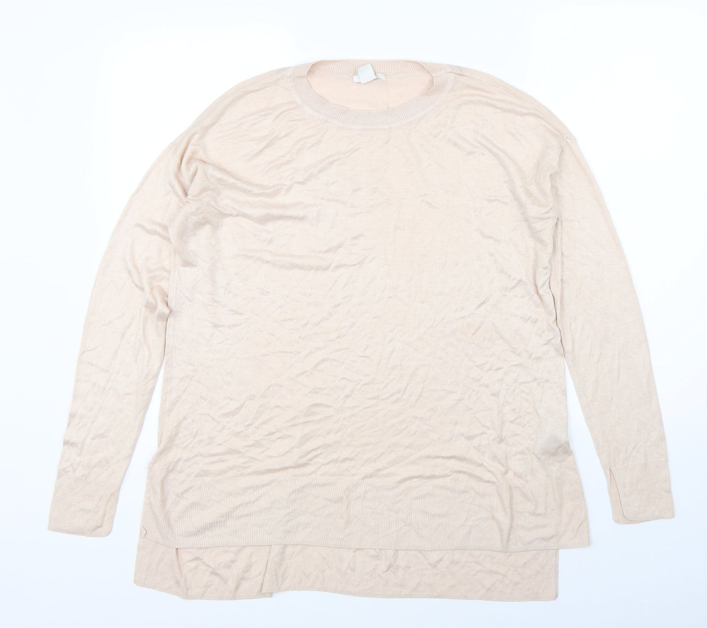 H&M Womens Pink   Pullover Jumper Size M