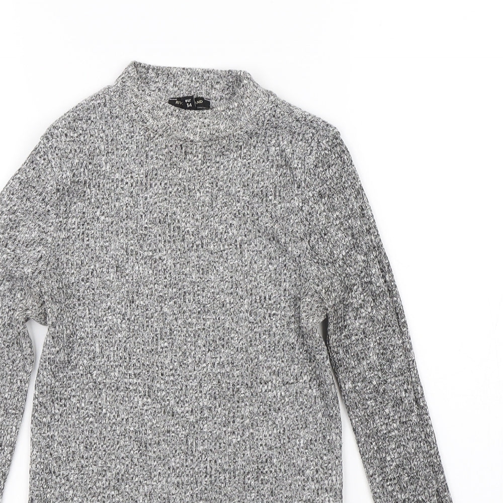 River Island Womens Grey   Pullover Jumper Size 8