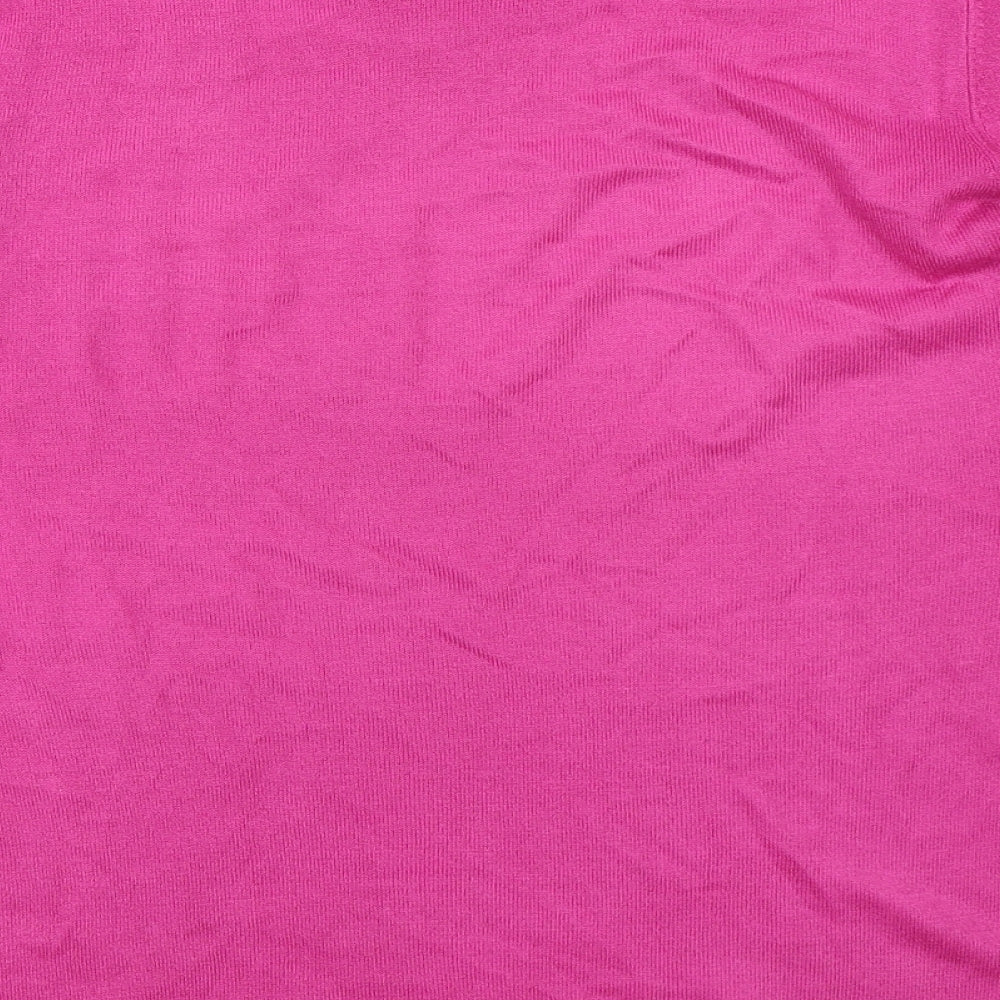 Bonmarché Womens Pink   Pullover Jumper Size 14