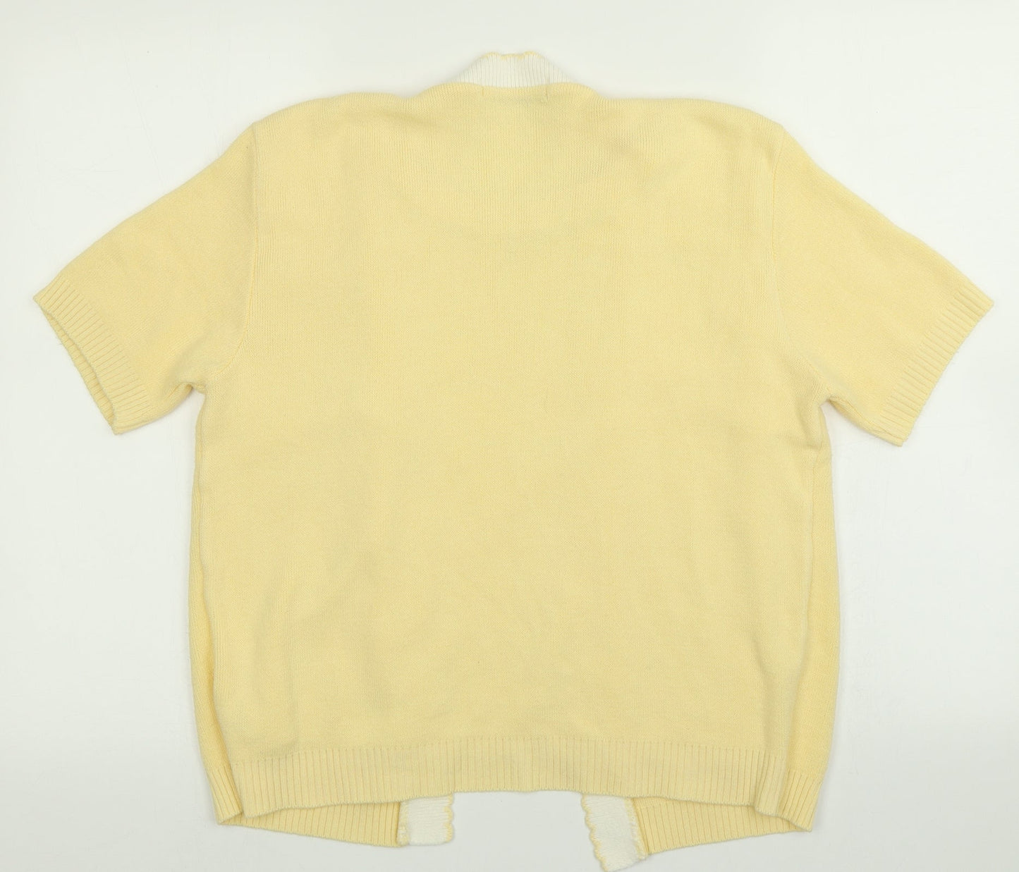 Pure & Natural Womens Yellow   Pullover Jumper Size 2
