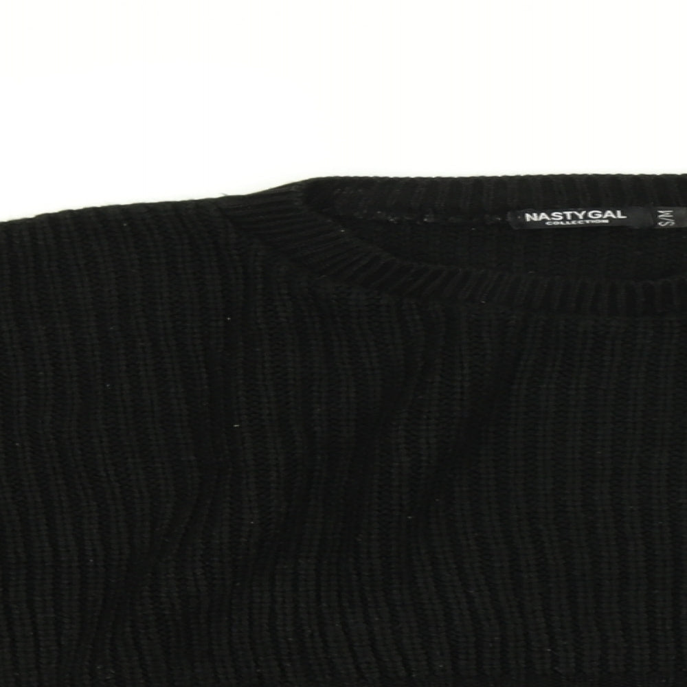 Nasty Gal Womens Black   Pullover Jumper Size S