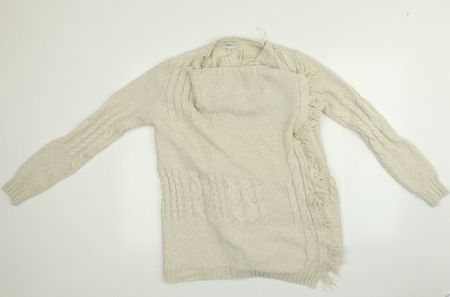 Next  Womens Beige   Cape Jumper Size XS