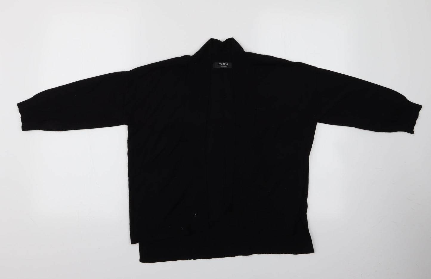Moda Womens Black   Cardigan Jumper Size 14