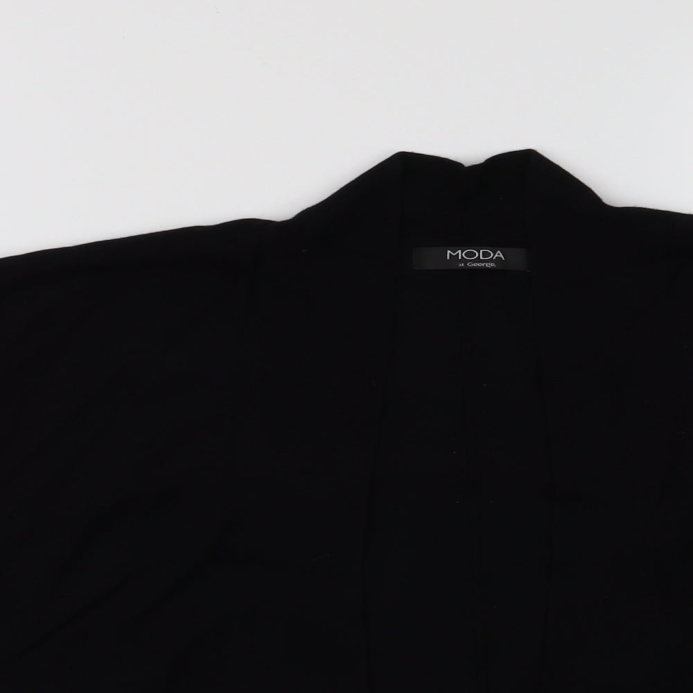 Moda Womens Black   Cardigan Jumper Size 14