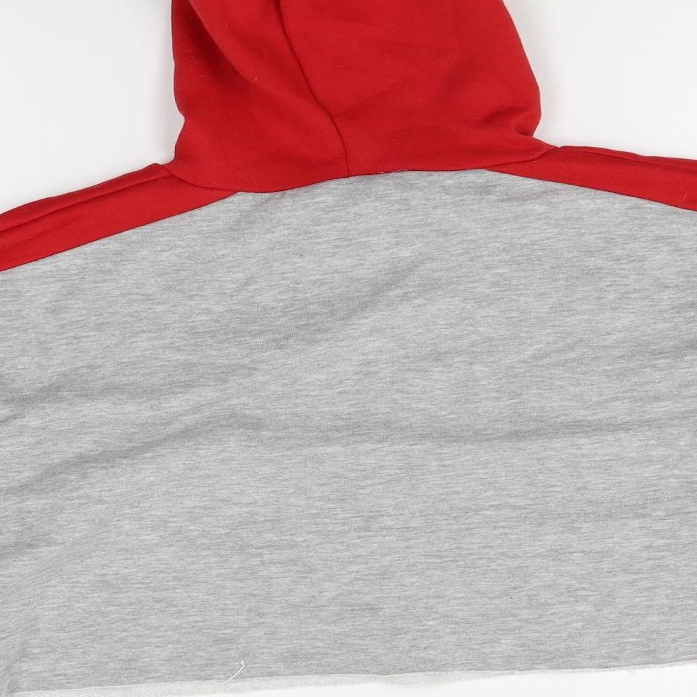 New Look Girls Grey   Pullover Hoodie Size 12-13 Years  - cropped