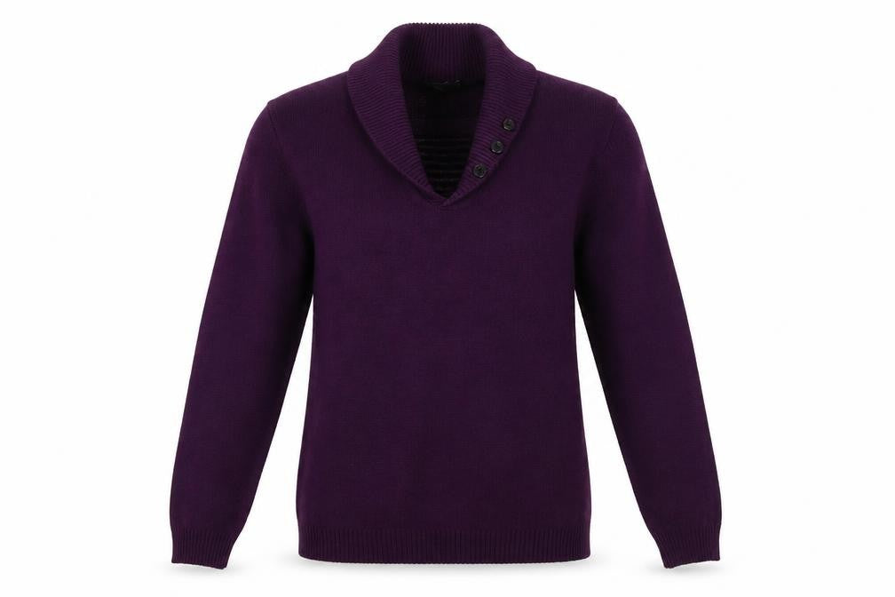 Glimpse Womens Purple   Pullover Jumper Size S