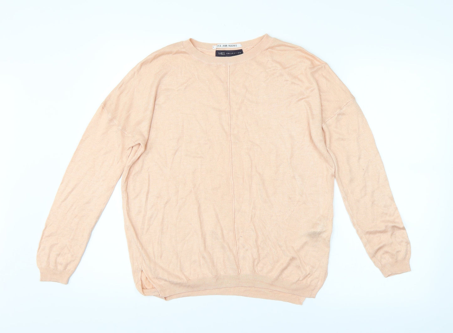 M&S Womens Pink   Pullover Jumper Size M