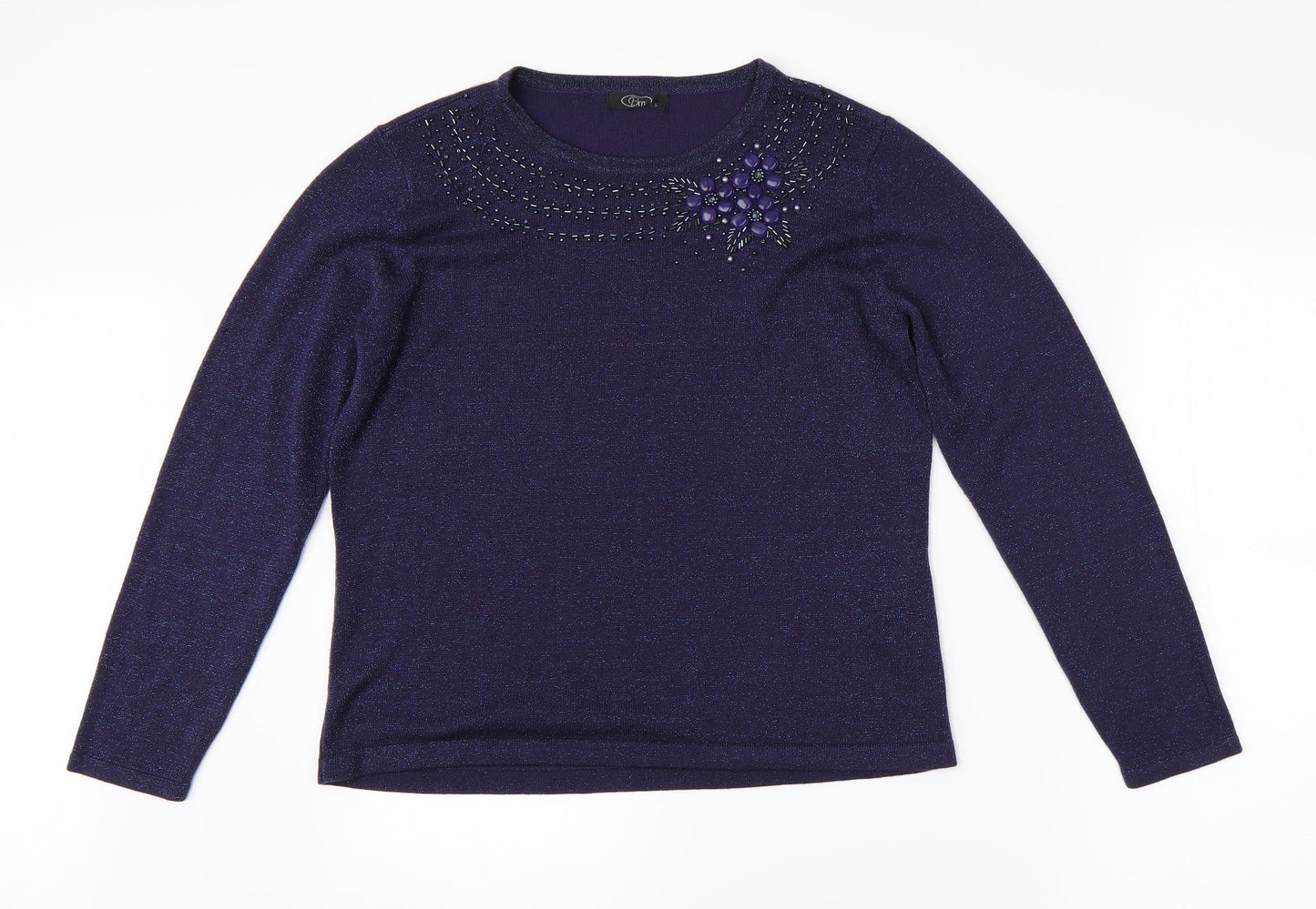 BM Womens Purple   Pullover Jumper Size S