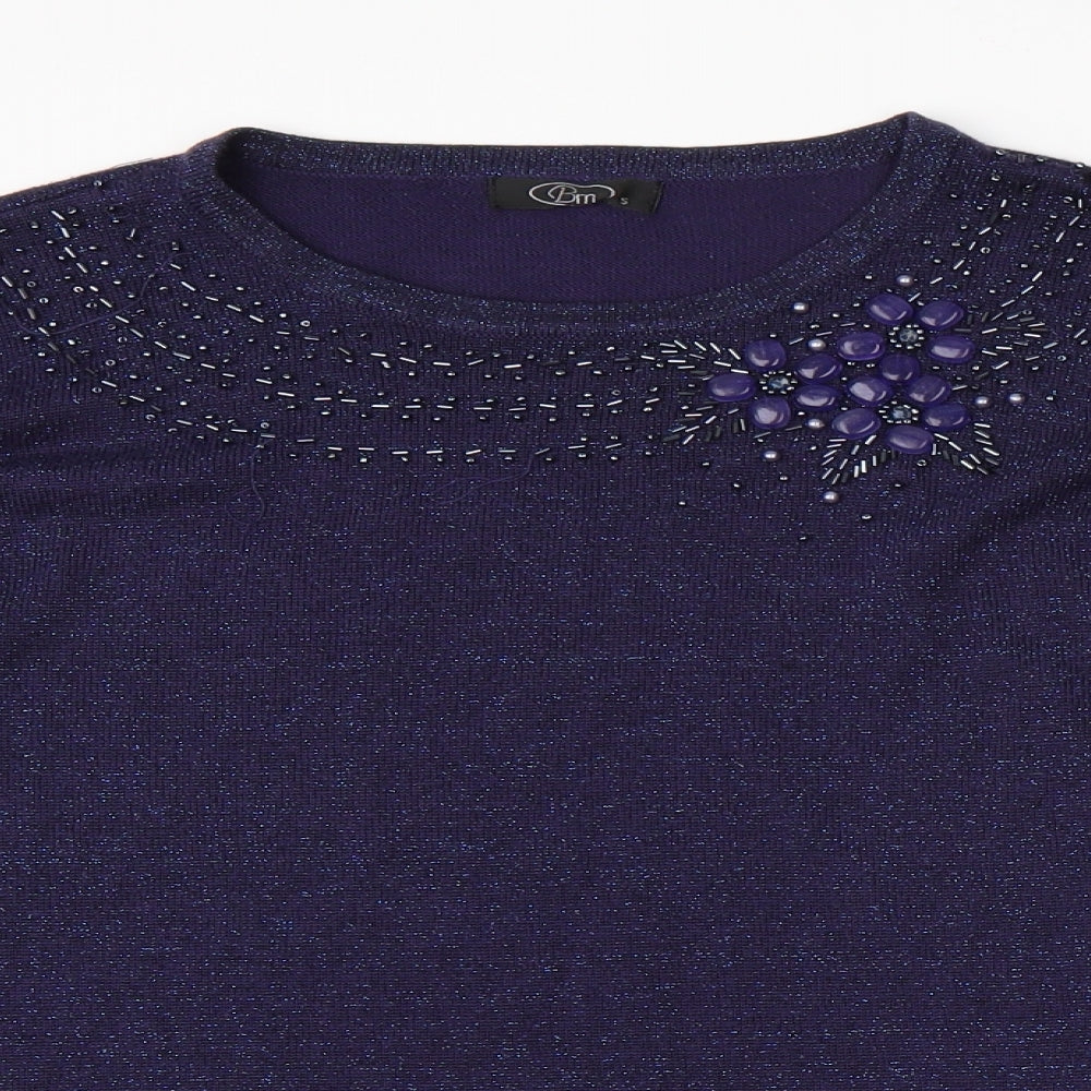 BM Womens Purple   Pullover Jumper Size S