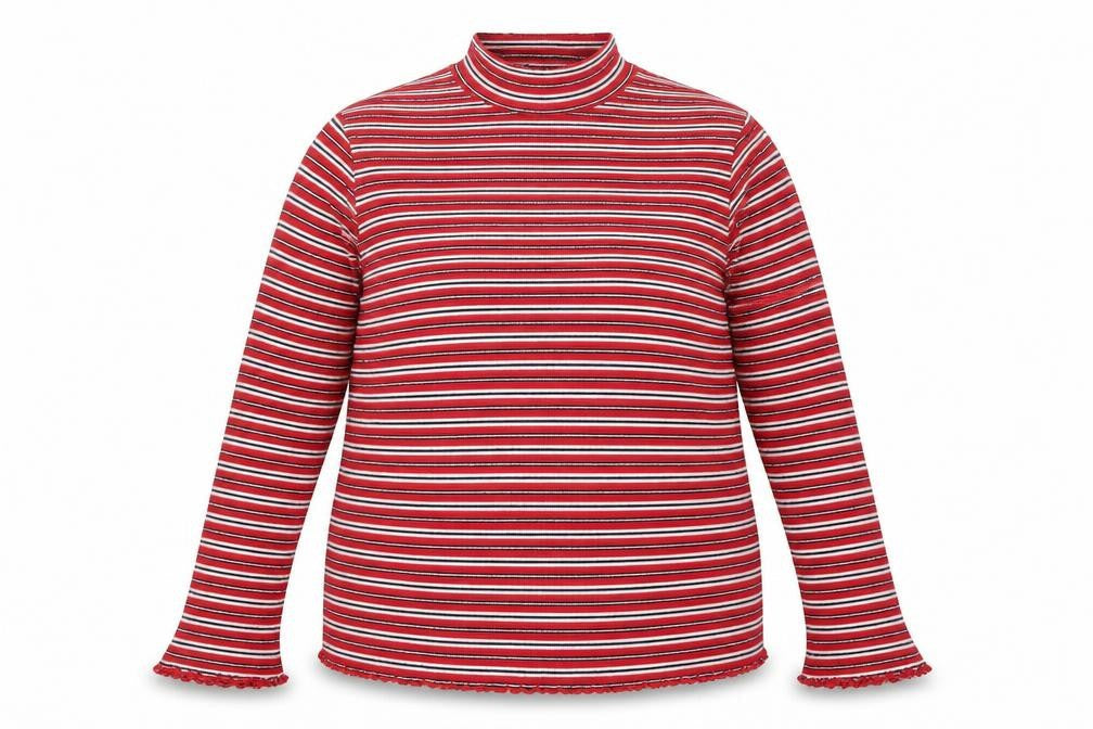 Marks and Spencer Womens Red Striped  Pullover Jumper Size 18