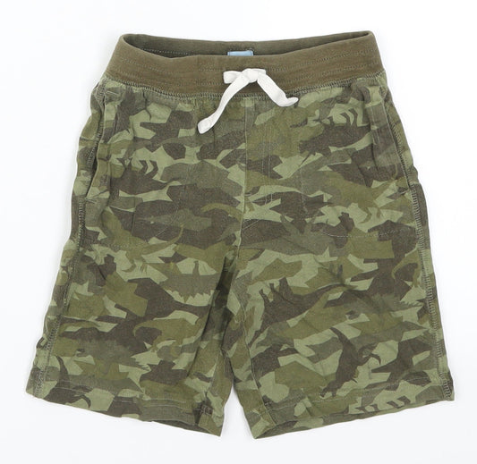 Gap Boys Green Camouflage  Sweat Shorts Size 5 Years