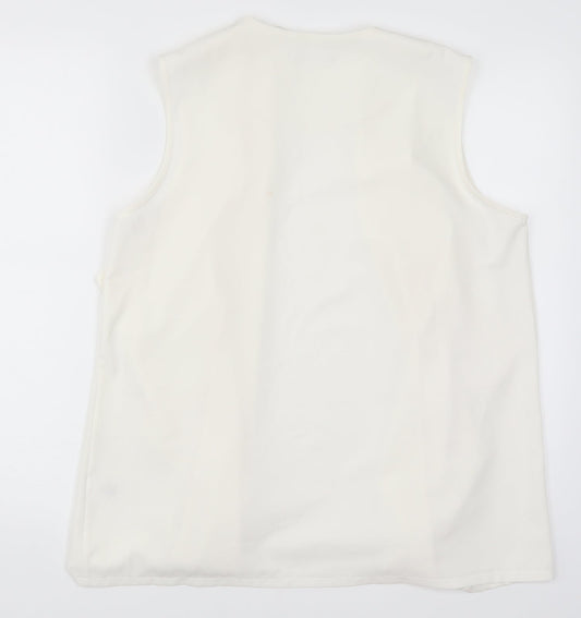 Bonmarché Womens White   Jacket  Size 14