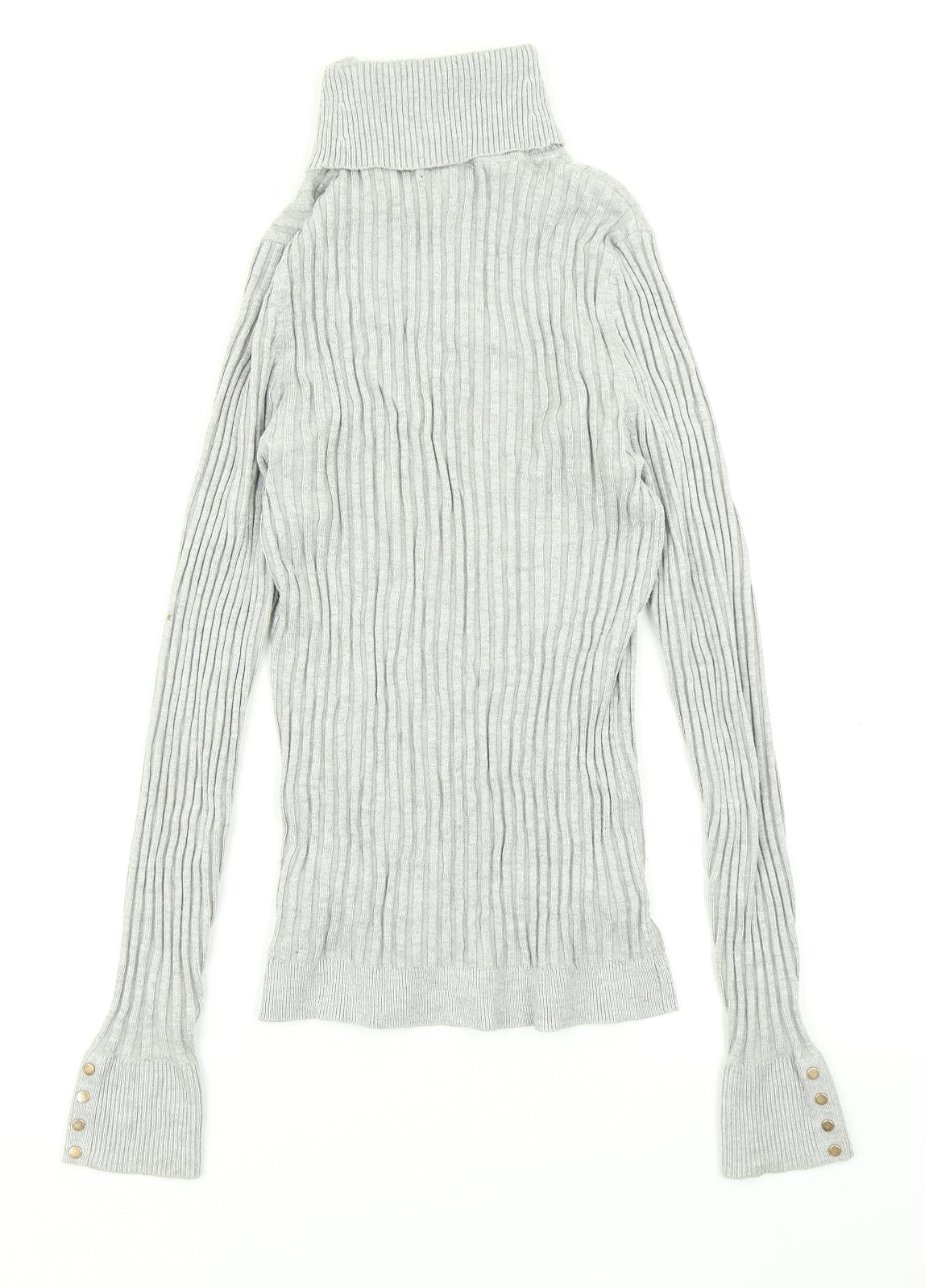 New Look Womens Grey  Knit Pullover Jumper Size 10