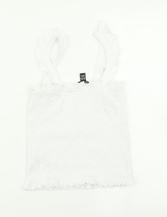 915 Generation Girls White   Cropped Tank Size 12-13 Years
