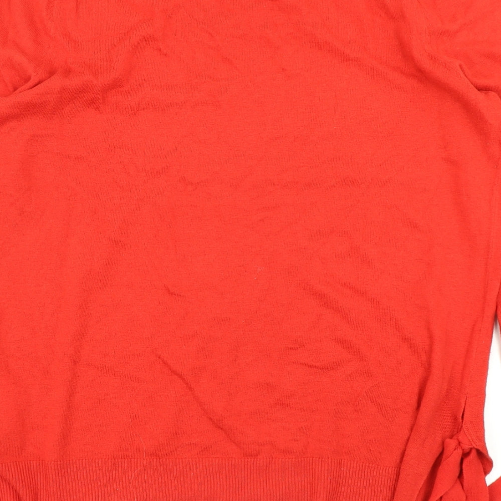 NEXT Womens Red  Knit Pullover Jumper Size 12