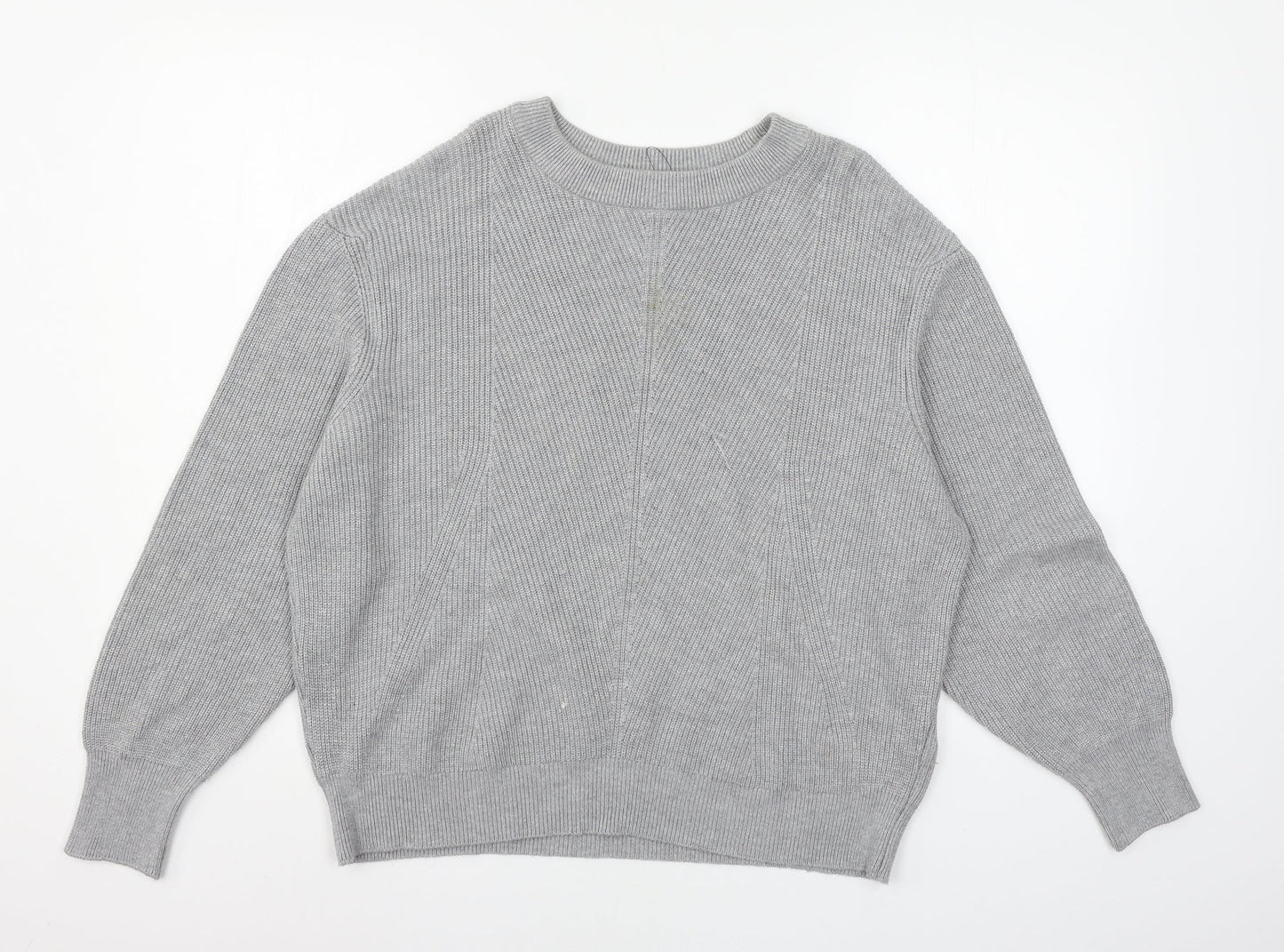 Marks and Spencer Womens Grey  Knit Pullover Jumper Size L