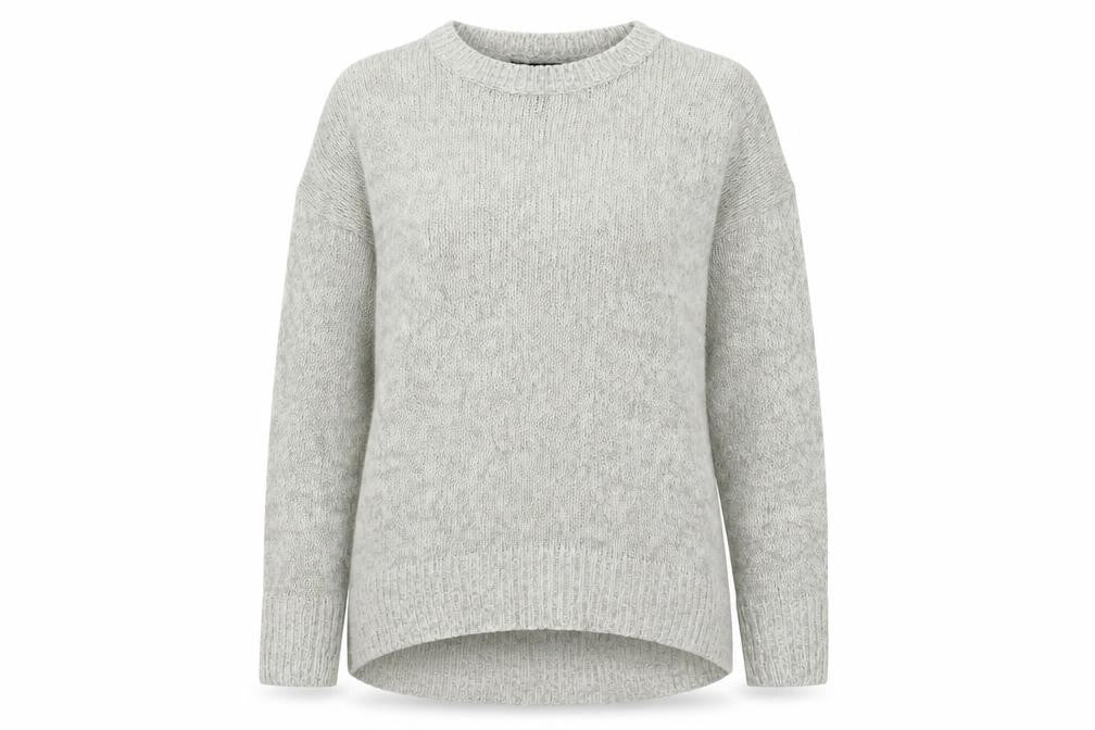 New Look Womens Grey  Knit Pullover Jumper Size M