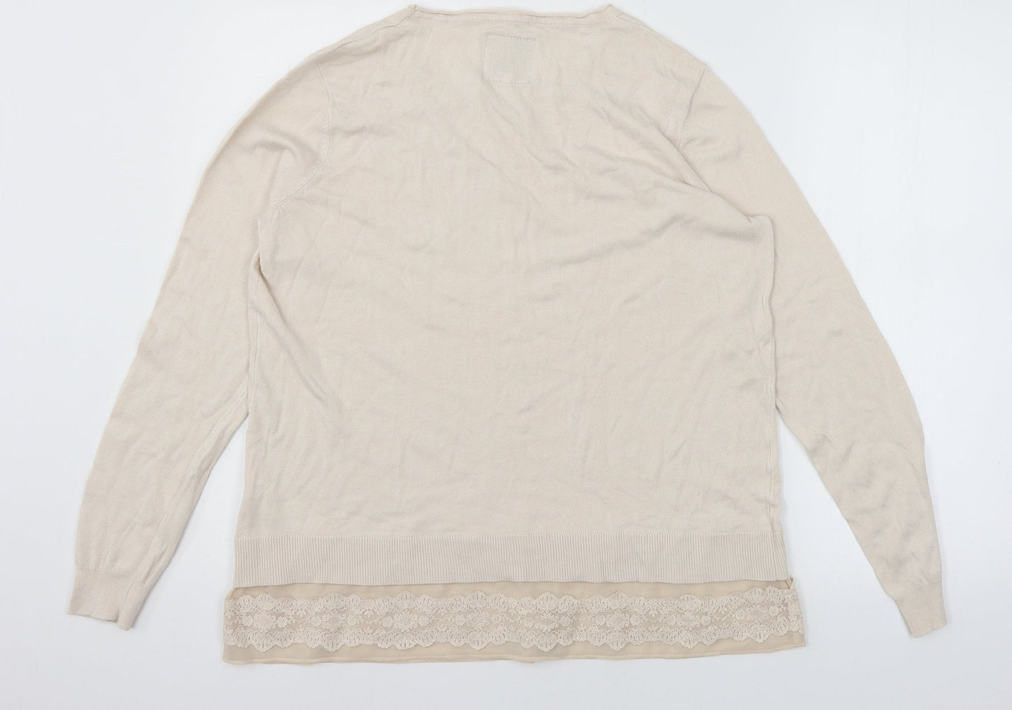RJR.John Rocha Womens Pink   Pullover Jumper Size 14