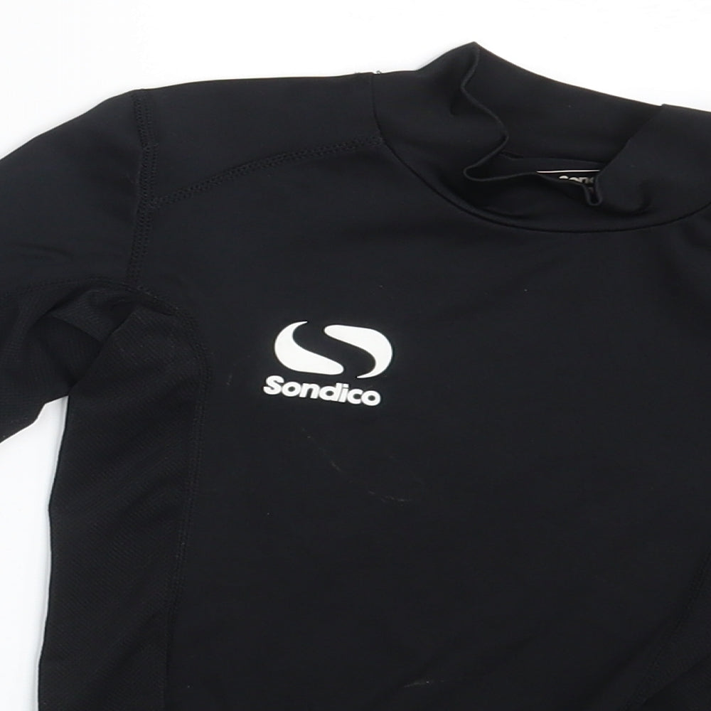 Sodico Girls Black   Pullover Sweatshirt Size 9-10 Years